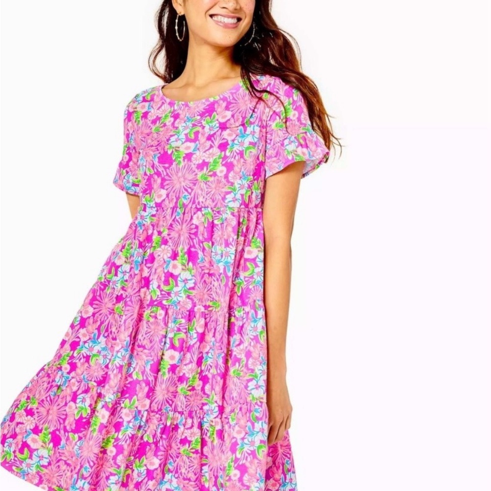 Lilly Pulitzer Jodee Floral Flounce Dress